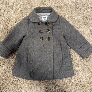 Old Navy Charcoal Kids Pea Coat